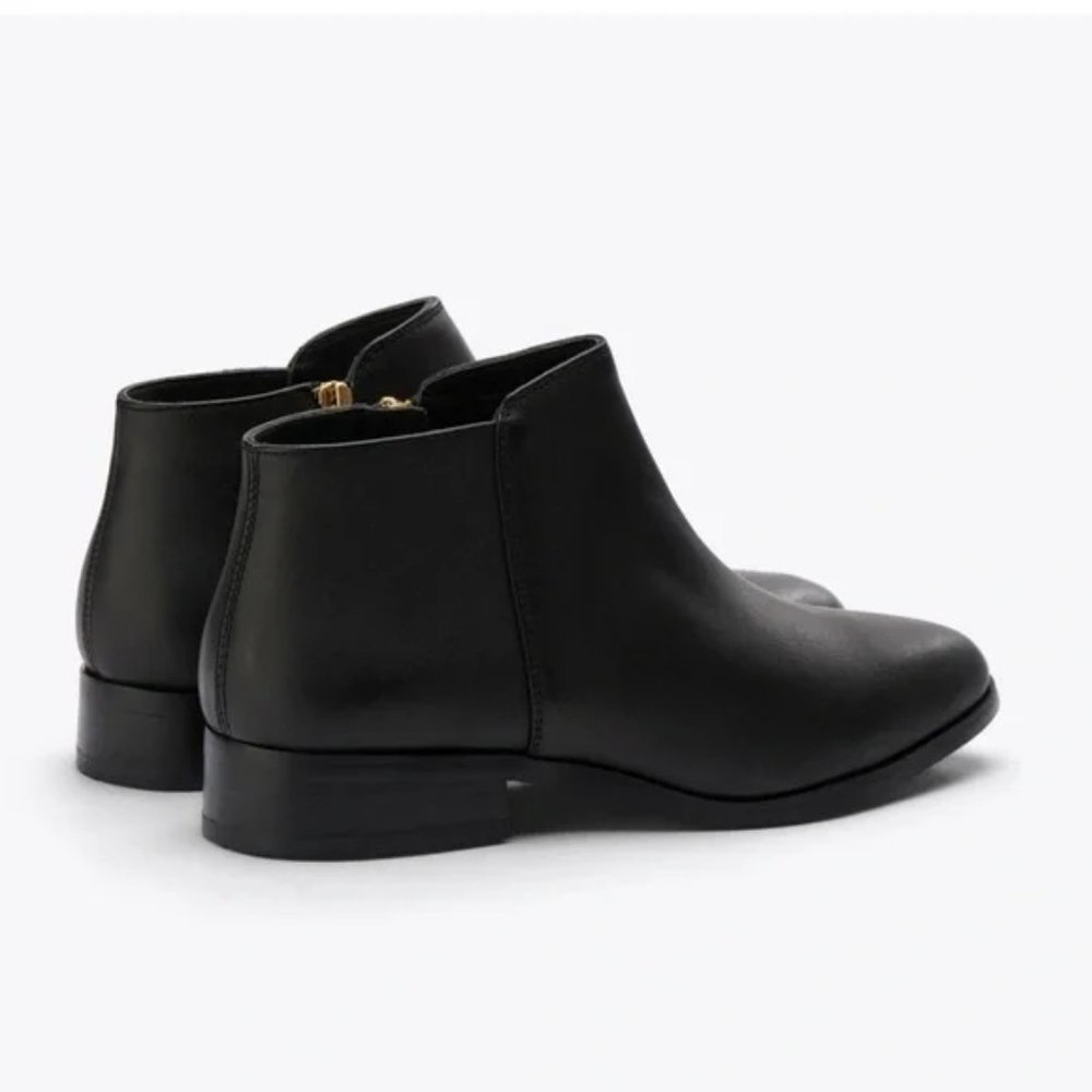 Nisolo Lana Waterproof Black Bootie, Size 10